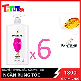 Nguyên thùng Dầu gội Pantene Ngăn rụng tóc 1800mlx6