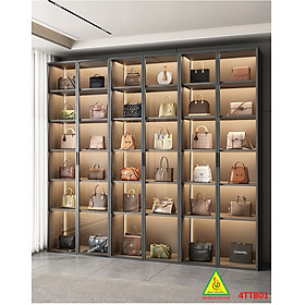 Mua Tủ đựng túi xách cánh kính  tủ trưng bày sản phẩm cánh kính  tủ đa năng  4TTB01 - Nội thất lắp ráp Viễn Đông Adv