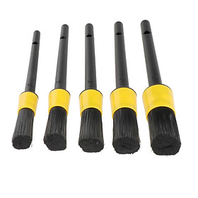 5 Pieces Auto Detailing Brush Set  Use Fits for Cleaning Interior