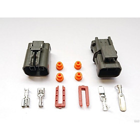 Mua Bộ giắc điện 2 chân máy phát ô tô  có cao su chống nước