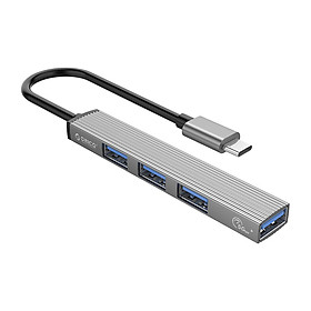 Hình ảnh Hub Type C ra 4 cổng USB Orico AH-13-GY-BP - Hàng Chính Hãng