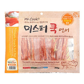 Đồ gặm cho chó snack thưởng thịt sấy Mr.Cook Hàn Quốc