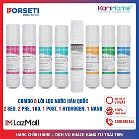 Mua Combo 8 lõi lọc nước Korihome Hàng chính hãng dùng cho máy lọc nước Korihome Series 9 WPK-918