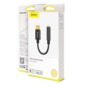 Baseus L54 Jack chuyển tai nghe chân TYPE-C sang chân 3.5mm - hỗ trợ đàm thoại - Hàng CHính Hãng