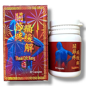 Viên uống Thoái cốt nang - Loại xịn 30 viên - Hỗ trợ đau lưng, thấp khớp, tê liệt, đau khớp, tê nhức chân tay, viêm đa khớp, thoát vị đĩa đệm xuất xứ Malaysia - Mã số 1489