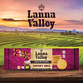 Bánh Gạo Hữu Cơ Lanna Valley (100g) - Vị Truyền Thống, Vị BBQ, Vị Phô Mai, Vị Chua Cay