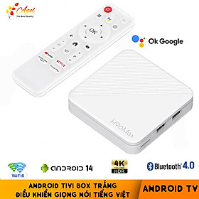 Mua Android Tivi box H96 Max điều khiển bằng giọng nói tiếng Việt có bluetooth   wifi 2 băng tần 2.4G và 5G cài sẵn bộ ứng dụng giải trí truyền hình cáp  Phim HD miễn phí vĩnh viễn RAM 2GB ROM 8GB- Hàng Nhập Khẩu