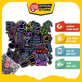 Neon - Set 30 sticker hình dán
