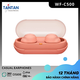 Tai Nghe In-ear BLUETOOTH Sony WF-C500 | DSEE - 360 Reality Audio - Pin:20H - Sạc nhanh - Fast Pair - Kháng nước IPX4 | Hàng Chính Hãng