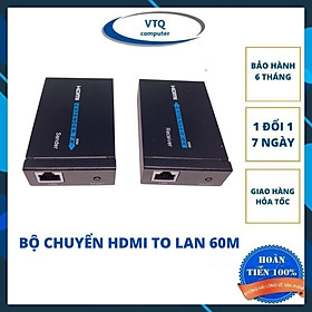 Mua Bộ chuyển hdmi to lan 60m Bộ kéo dài HDMI 60m qua cáp mạng LAN  HDMI to LAN 60m  HDMI Extender 60m RJ45