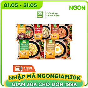 Chỉ Giao HCM - Combo 5 Gói Cơm Chiên Đủ Vị Dương Châu, Hải Sản, Cá Mặn Gà