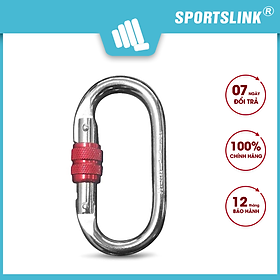 Móc treo khóa chữ D đa năng Sportslink carabiner dùng treo võng yoga - đi leo núi