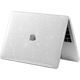 Ốp Nhựa Cứng Trong Suốt Lấp Lánh Cho MacBook Air 13.6 