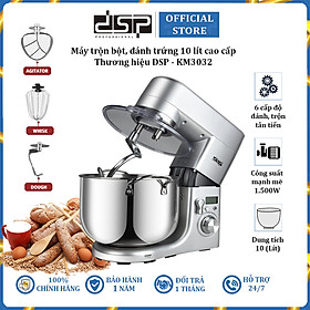 Mua Máy trộn bột  đánh trứng thương hiệu cao cấp DSP KM3032 - Dung tích: 10 lít - Công suất: 1500W - Hàng Nhập Khẩu