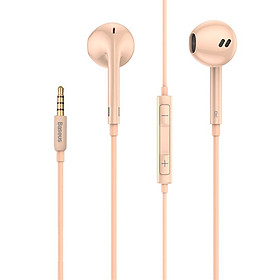 Tai nghe có dây Baseus Encok H16 Wired Earphone 3.5mm (1.2m , tích hợp micro đàm thoại chất lượng cao) - Hàng Chính Hãng
