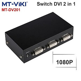 Mua Bộ gộp DVI 2 vào 1 - Switch DVI 2 in 1 out MT-VIKI MT-DV201. Hàng chính hãng !!!