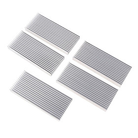 5Pack Aluminum Heat Sink Cooling Fin for CPU SMD LED RAM (100x43x11mm)