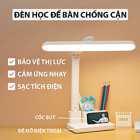 Mua Đèn Chống Cận Thông Minh  Đèn Bàn Học Chống Mỏi Mắt  Đèn Cảm Ứng Có 3 Chế Độ Ánh Sáng
