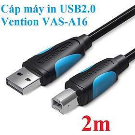 Mua Cáp máy in Usb 2.0 male to B male Cable cho laptop Vention VAS-A16 - Hàng chính hãng