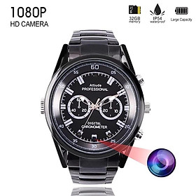 Mua Camera ra mini đồng hồ đeo tay dây kim loại bộ nhớ 32gb