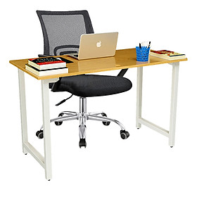 Bộ Bàn Oak-T Trắng Và Ghế Đen IBIE IB517