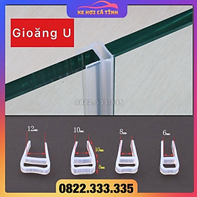 Mua gioăng cao su chữ F chất liệu silicon cao cấp chuyên dụng gắn cửa kính cửa lùa vách kính nhà tắm ngăn nước bụi gó