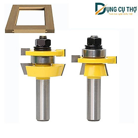 Mua Bộ Mũi Ghép Mộng Vát dùng ghép mộng cánh tủ  tủ bếp cốt 12.7mm ( Bộ 2 chiếc ) Hàng cao cấp