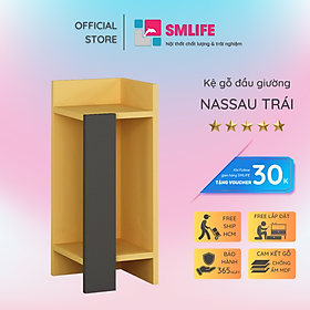 Mua Kệ Đầu Giường Sang Trọng Thiết Kế Tối Giản SMLIFE Nassau Cạnh Trái