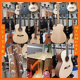 Mua Đàn Acoustic Guitar Gỗ Sồi Pháp Nhập Khẩu I Hàng cao cấp Âm Thanh Vang bấm nhẹ tay Hàng việt nam