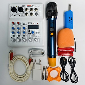 Mua Combo Mixer Thu Âm Livestream Karaoke Mixer E4 và Micro Max36 Chính Hãng Giá Tốt -  Bảo Hành 12 Tháng Hàng Chính Hãng