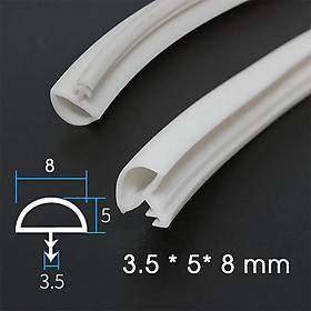 Ron Gioăng Sợi Chữ T Cây Thông Cao Su Nhét Chèn Làm Kín Khít Khe Hở Khung Cửa Gỗ