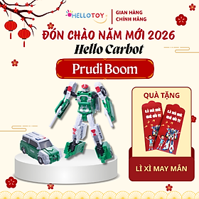 Đồ chơi robot biến hình Hello Carbot Brudiboom| Biến hình 2 trong 1 | Hàng chính hãng