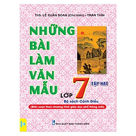 Hình ảnh Sách - Những Bài Làm Văn Mẫu Lớp 7 - Biên soạn theo chương trình GDPT mới - Cánh Diều - ndbooks