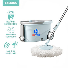 Mua Bộ cây lau nhà thông minh xoay 360 độ SAMONO SCM012 All in One - Hàng chính hãng