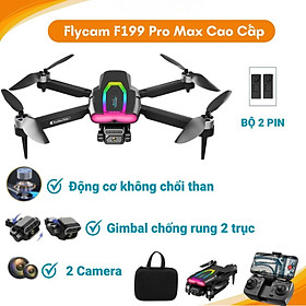 Mua Flycam F199 Pro Max Cảm Biến Chống Va Chạm  Plycam mini Camera Chống Rung 2 Trục  Động Cơ Không Chổi Than - Hàng Chính Hãng