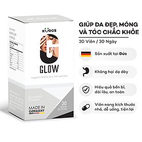 Viên Nang Làm Đẹp Da, Móng, Tóc KUDOS GLOW Hộp 30 Viên