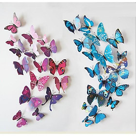 Mua Decal dán tường Bướm 3D ( bộ 12 con)