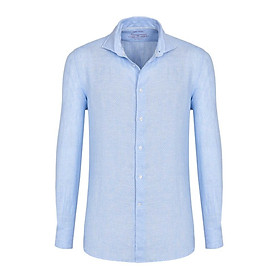 Áo sơ mi nam Linen chấm bi