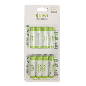 Mua 8 viên pin sạc Kiwi AA Ni-MH 3300mAh - Hàng chính hãng