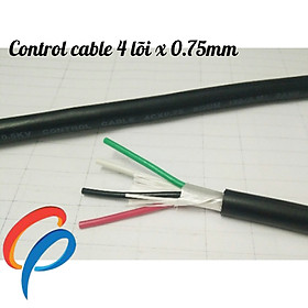 Mua Cáp điều khiển 4 lõi x 0.75mm không lưới chống nhiễu điện áp 500 volt
