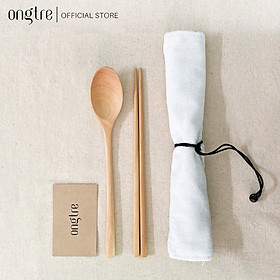 Bộ đũa, Muỗng gỗ sồi cá nhân du lịch | ongtre