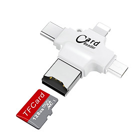 Đầu đọc thẻ nhớ hỗ trợ iPhone, điện thoại android, máy tính, macbook