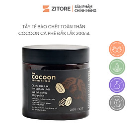 Tẩy Tế Bào Chết Toàn Thân COCOON Cà Phê Đắk Lắk 200ml - Sản Phẩm Chính Hãng Tại Zitore