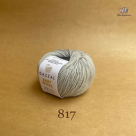 Len Baby Wool nhập khẩu từ Gazzal,đan móc áo, váy, khăn