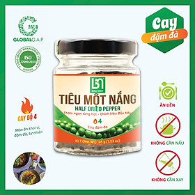 Tiêu Một Nắng Bầu Mây - Tiêu Ăn Liền - Cấp Độ Cay 4/6 - Hũ 35g - Hồ Tiêu Vùng Trồng Đạt chuẩn quốc tế GLOBALG.A.P.
