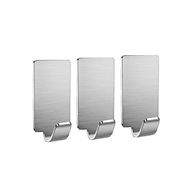 Mua Combo 3 Móc Dán Inox Đa Năng   Móc Nhôm Inox treo đồ (MÓC HOOK)