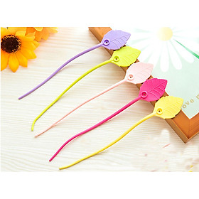 Mua Dây rút silicone hình lá nhiều màu tái sử dụng đa chức năng 17.5cm