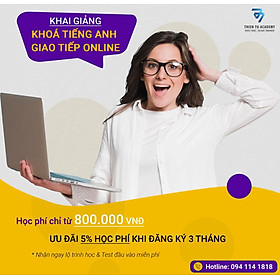 Khóa học Live-Online Tiếng Anh Giao Tiếp