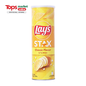 Snack Khoai Tây Miếng Lay s Stax Thái Vị Tự Nhiên 160G