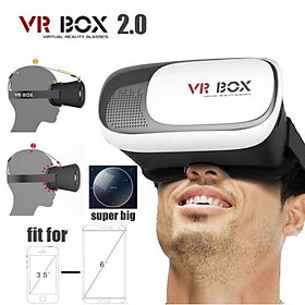 Mua Kính thực tế ảo VR Box thế hệ 2 (Full box Đen phối trắng)